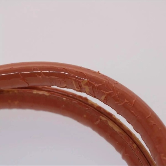 💎💕CHANEL Tote Bag Patent leather Reprint Pink CC Auth am4588 - Picture 9 of 16